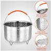 Image 1 : 3 NEW STEAMER BASKETS FOR INSTANT POT