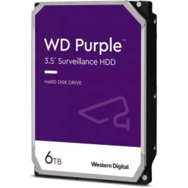 NEW WESTERN DIGITAL 6TB WD PURPLE SURVEILLANCE