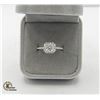Image 1 : GRA CERTIFIED 1.00 CT MOISSANITE SET IN STERLING