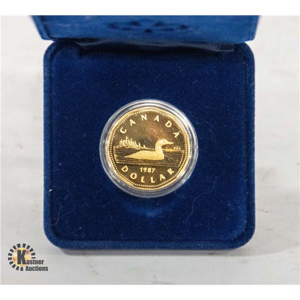 RCM PROOF 1987 DOLLAR IN CASE