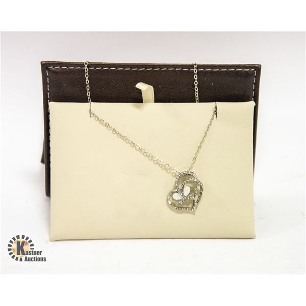 BUTTERFLAY DOUBLE HEART SHAPED