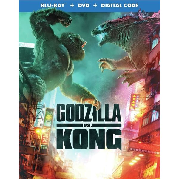 NEW GODZILLA VS KONG BLU-RAY + DVD + DIGITAL DISC