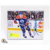 Image 1 : AUTOGRAPHED TAYLOR HALL #91 OILERS PHOTO