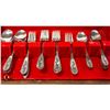 Image 2 : SILVERWARE SET W/WOOD BOX STAINLESS STEEL