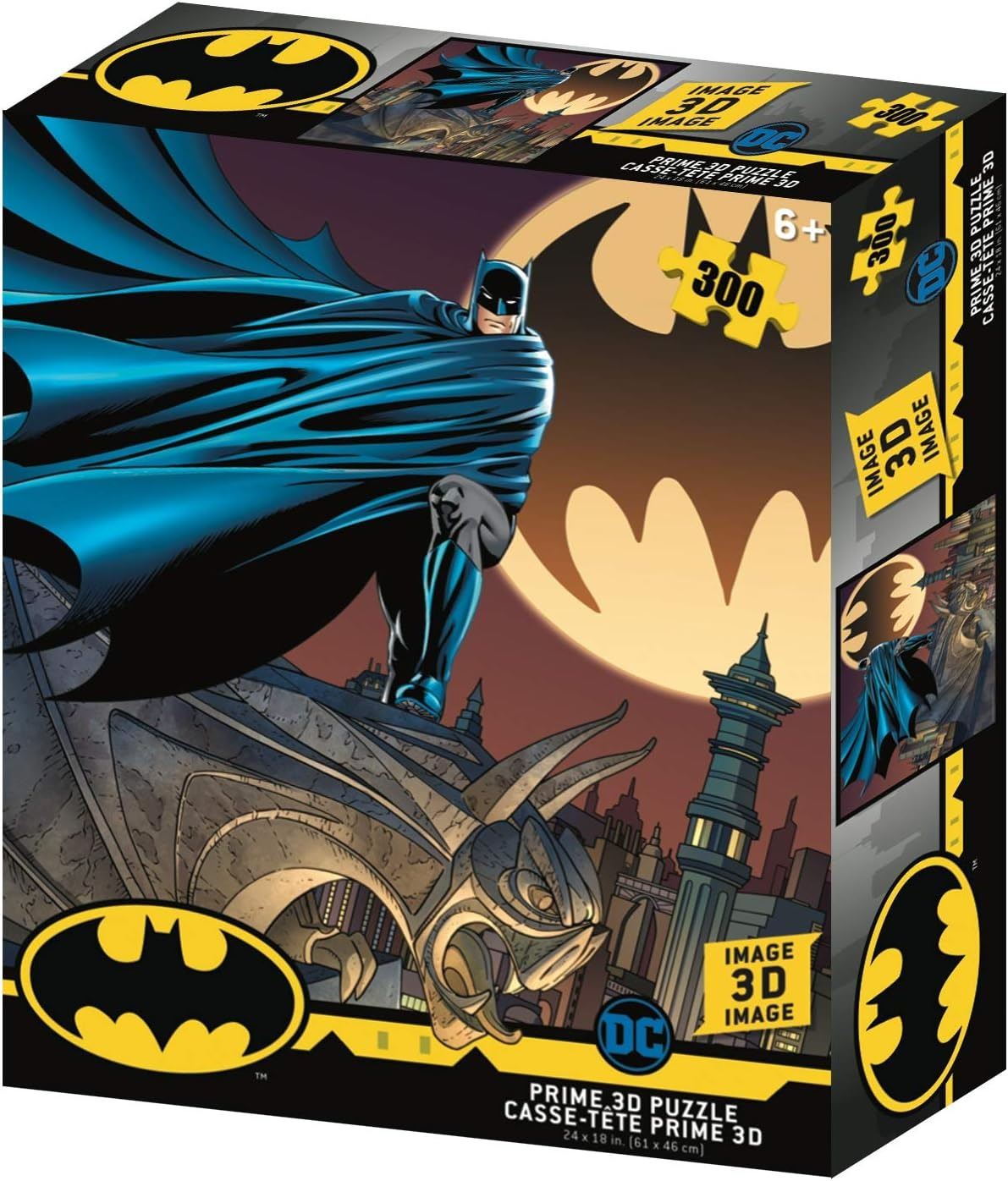 thumbnail image 2 of DC Comics Batman Bat Signal Coin Purse – Nylon Glove Box Pouch, School Supply, Gray, NWT 2 of 4