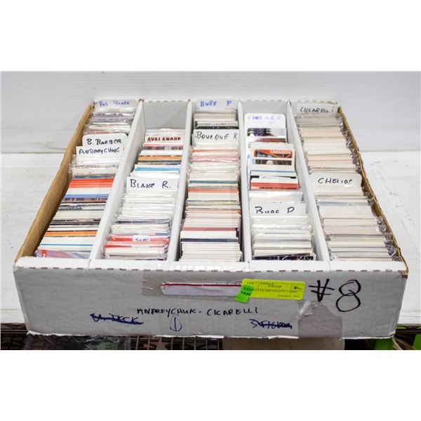 BOX OVER 4000 HOCKEY CARDS
