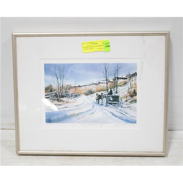 JEANNE FINDLAY 335/400 LIMITED EDITION PRINT 12  X