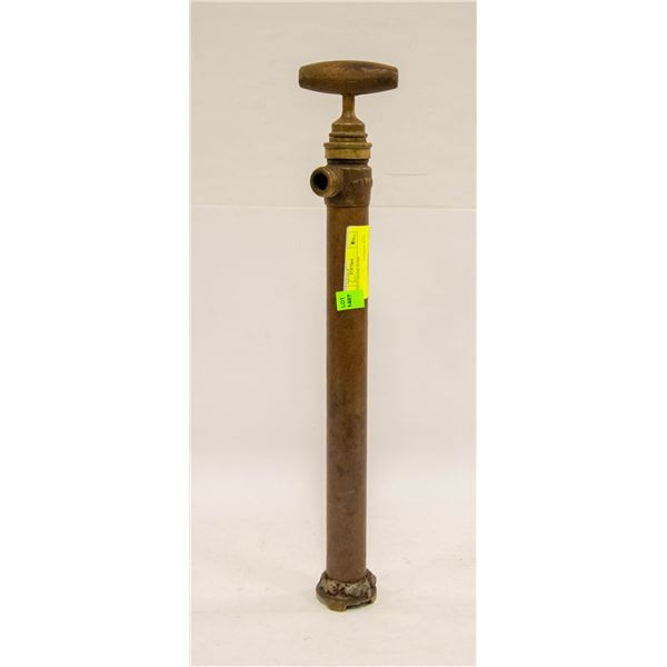 ANTIQUE BRASS PUMP
