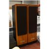PAIR ADVENT LAUREATE SPEAKERS 32" X 12" X 9" NEEDS