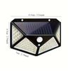 Image 15 : 100 LED WATERPROOF WALL SENSOR LAMP SOLAR CHARGING