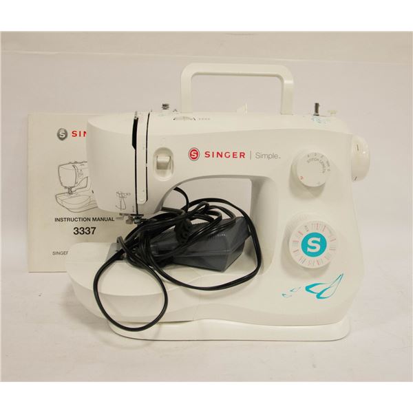 SINGER  SIMPLE  SEWING MACHINE- MODEL 3337