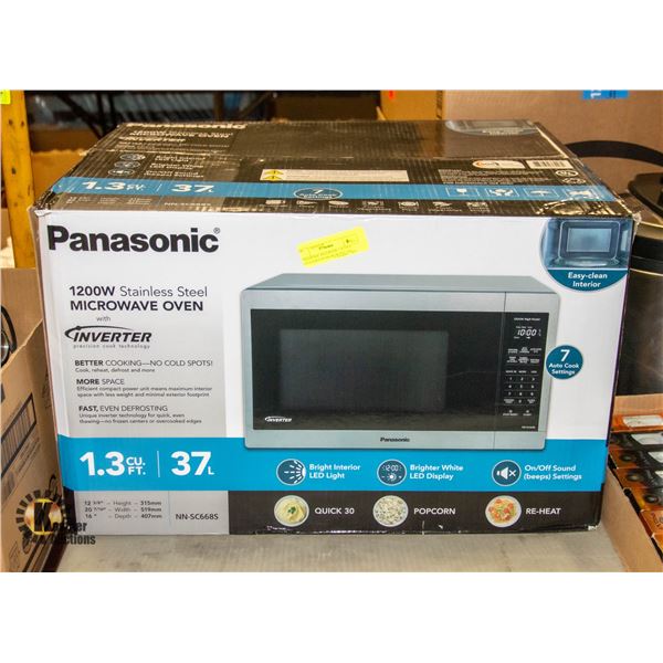 PANASONIC INVERTER 1.3CUFT COUNTERTOP MICROWAVE OV