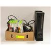 Image 1 : X-BOX 360 GAME CONSOLE WITH 2 CONTROLLERS