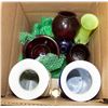 Image 1 : LARGE GLASS & CERAMIC VASES