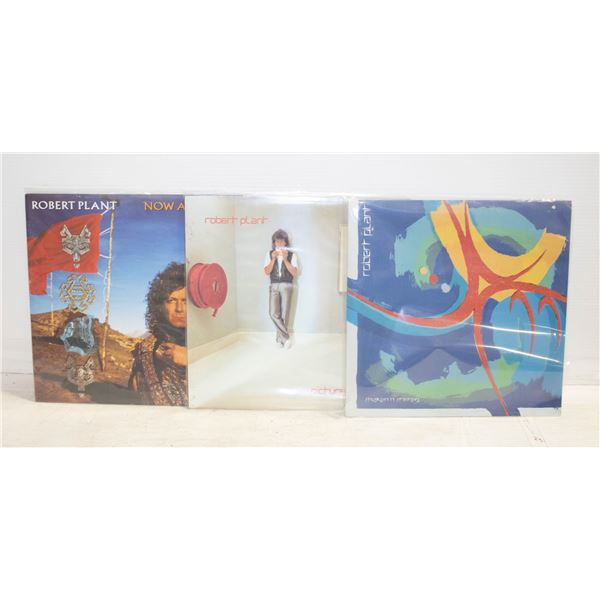 3 X ROBERT PLANT RECORDS