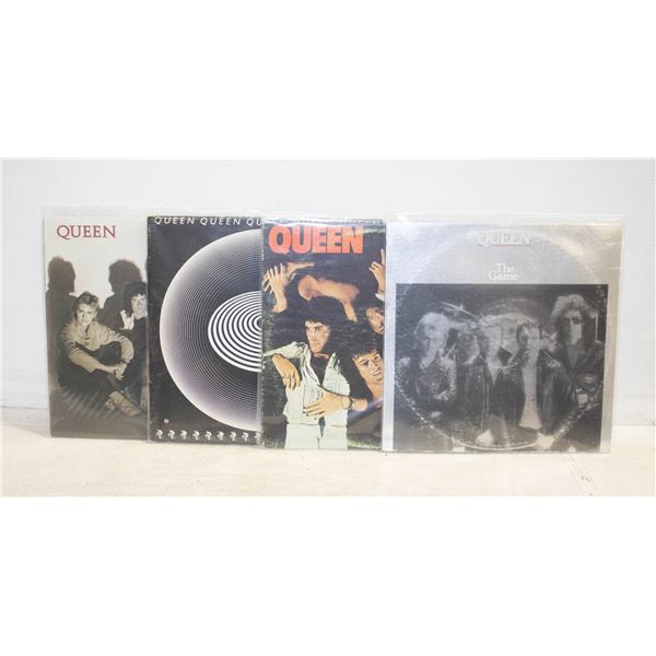 4 X QUEEN RECORDS