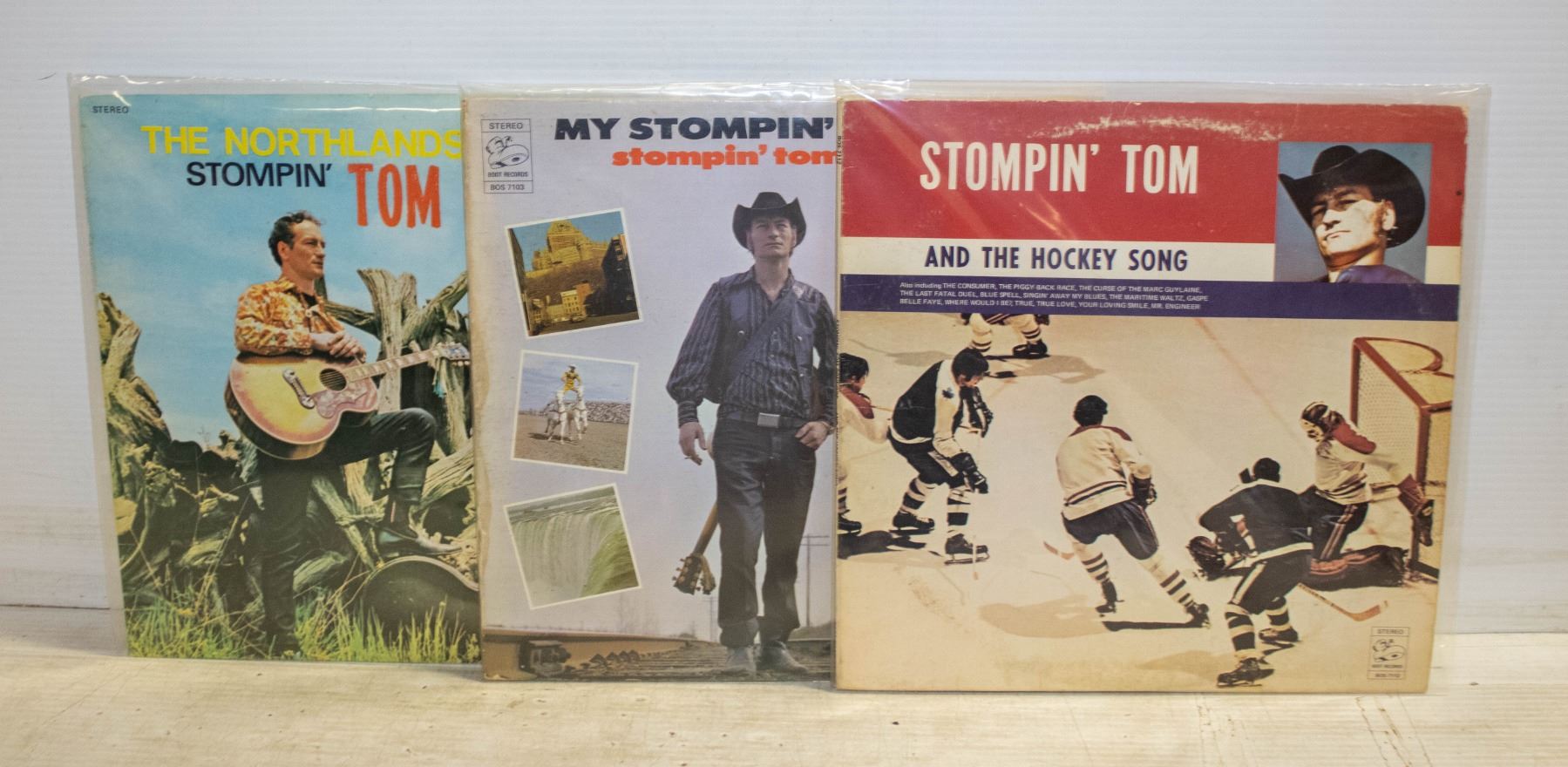 3 X STOMPIN TOM RECORDS