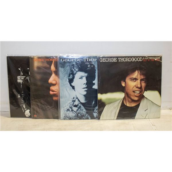 4 X GEORGE THOROGOOD RECORDS