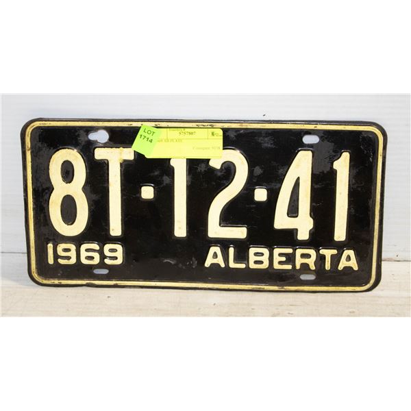 1969 AB PLATE