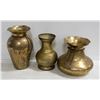 Image 1 : LOT VINTAGE BRASS URNS