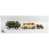 TONKA ARMY TRUCK & DUNE BUGGY + 1 EXTRA OFF-ROAD