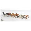 LOT OF 8 SCHLEICH HORSES