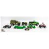 BUDDY L VEHICLES INCLUDES ARMY TRUCK & JEEP