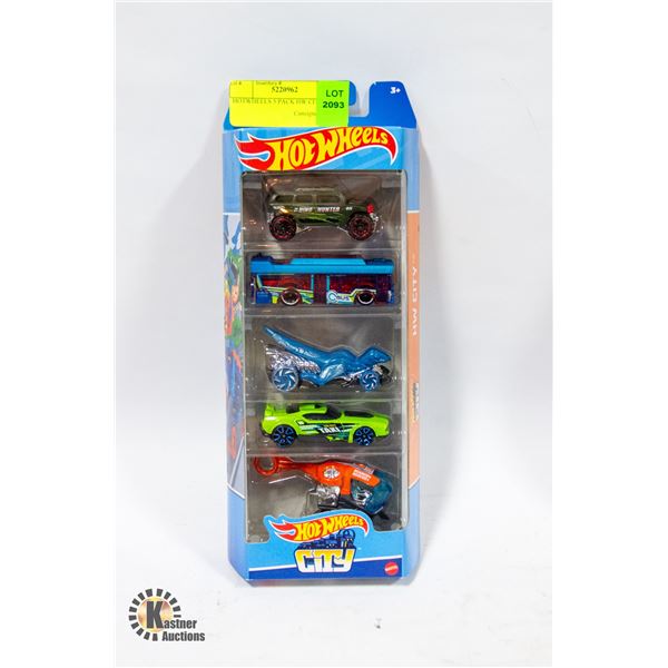 HOTWHEELS 5 PACK HW CITY