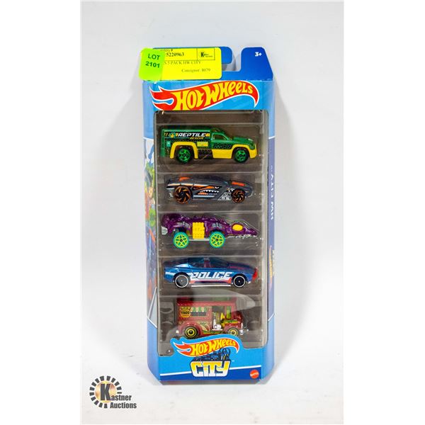 HOTWHEELS 5 PACK HW CITY