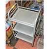 Image 1 : METAL ORGANIZER CART 3 SHELF ON WHEELS