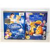 Image 1 : DISNEY DVDS CINDERELLA + LADY & THE TRAMP NEW