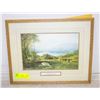 Image 1 : VINTAGE FRAMED ART PRINT "DERWENT WATER" BY