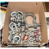 Image 1 : B0X W/ 20 SHACKLES VARIOUS