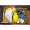 Image 1 : BOX OF PPE, NEW WORK GEAR AND ACCESSORIES