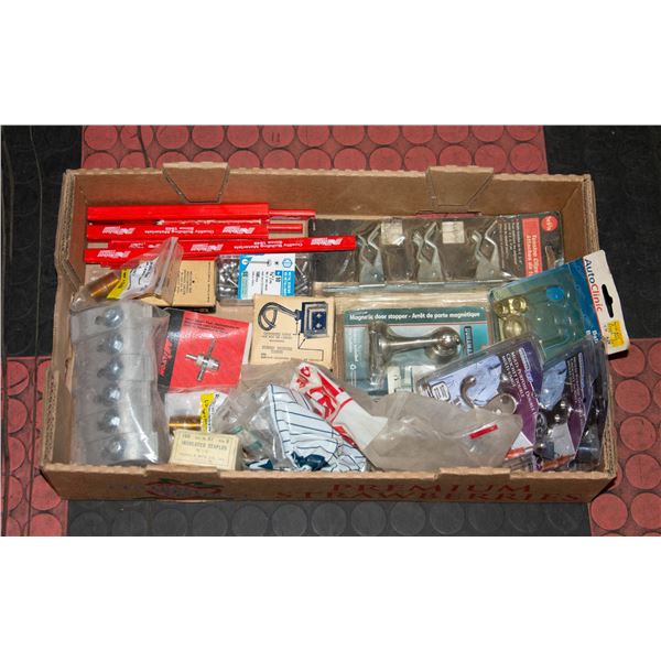 FLAT OF MISC HARDWARE