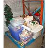 Image 1 : ESTATE CHRISTMAS- PALLET LOT- OVER 50 YEARS OF