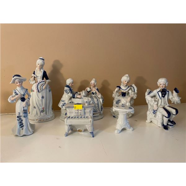 Collection of Porcelain Figurines - 9H