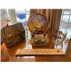 Image 1 : Assorted Inside Home Decor - Candle Holder, Thermometer, Mini House & More