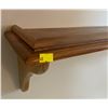 Image 2 : Solid Wood Shelf X3 35Lx8Dx8H