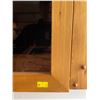 Image 3 : Solid Wood Display Cabinet 49.5Lx11Dx48H