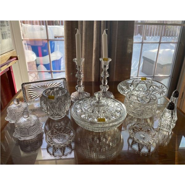 Collection Of Crystal & Glassware