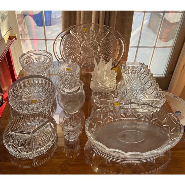 Assorted Collection Of Crystal & Glassware