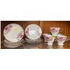 Image 1 : Assorted Collection Of Japanese Bone China - Pink Rose Design