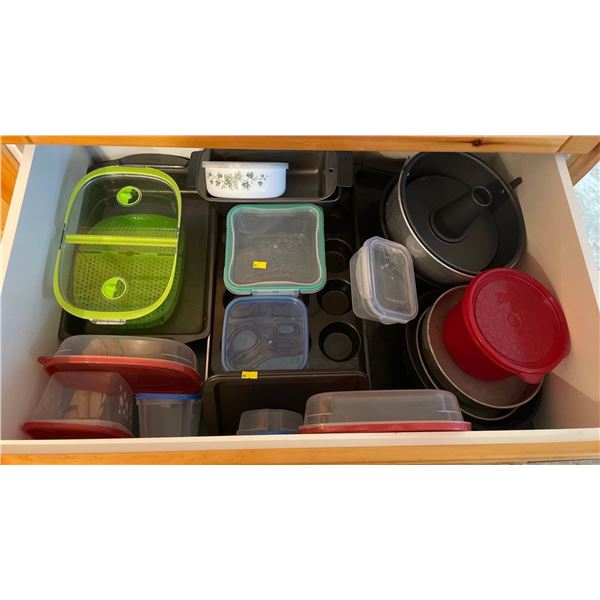 Whole Contents Of Drawer - Baking Tins, Muffin Tins, Cookie Sheets & More