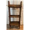 Image 1 : Vintage Solid Wood 3 Tier Shelf 18Lx8Dx41H