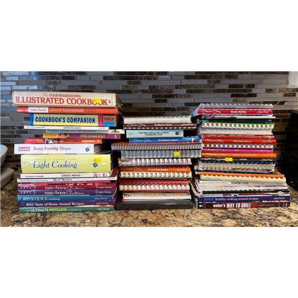 Assorted Collection Of Cooking & Baking Books