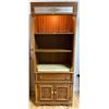 Image 1 : Vintage Wooden Bookshelf - 1 Drawer, 2 Cabinets 30Lx18Dx76H