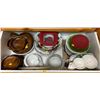 Image 1 : Entire Contents Of Drawer - Serving Dishes, Wooden Bowls, Stoneware, & More
