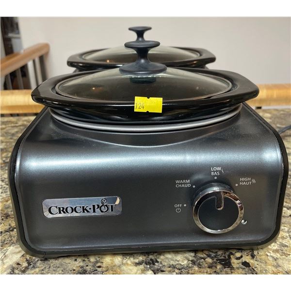 2 Section Crock-Pot - 3 Settings