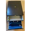 Image 2 : 3 Drawer Black Filing Cabinet With Keys 14.5Lx18Dx28H